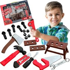Vaikiškas mechaniko įrankių rinkinys, 20d. kaina ir informacija | Žaislai berniukams | pigu.lt
