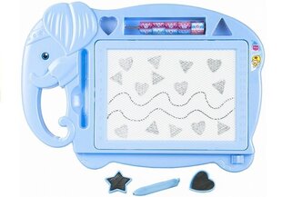 Magnetinė piešimo lenta Mėlynas drambliukas kaina ir informacija | Lavinamieji žaislai | pigu.lt