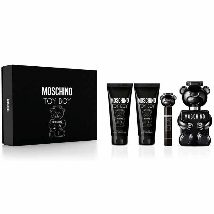 Moschino Toy Boy rinkinys vyrams (EDP, 100 ml + dušo želė, 100 ml + kūno losjonas, 100 ml + EDP, 10 ml) цена и информация | Kvepalai vyrams | pigu.lt