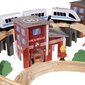 Medinis geležinkelis Kruzzel, 70 d. цена и информация | Žaislai berniukams | pigu.lt
