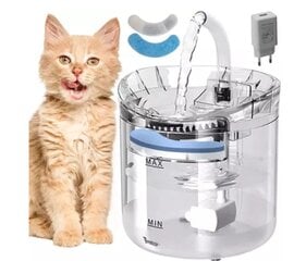Vandens fontanas katėms Purlov, 2 l kaina ir informacija | Dubenėliai, dėžės maistui | pigu.lt