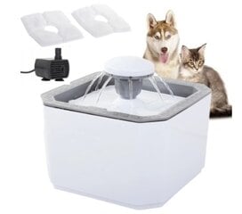 Vandens fontanas katėms Gotip, 2,5 l kaina ir informacija | Dubenėliai, dėžės maistui | pigu.lt