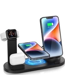 Многофункциональная зарядная станция для iPhone, Iwatch, Airpods цена и информация | Зарядные устройства для телефонов | pigu.lt