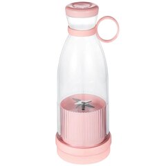 Перезаряжаемый мини-блендер для соков, розовый цена и информация | Соковыжималки | pigu.lt