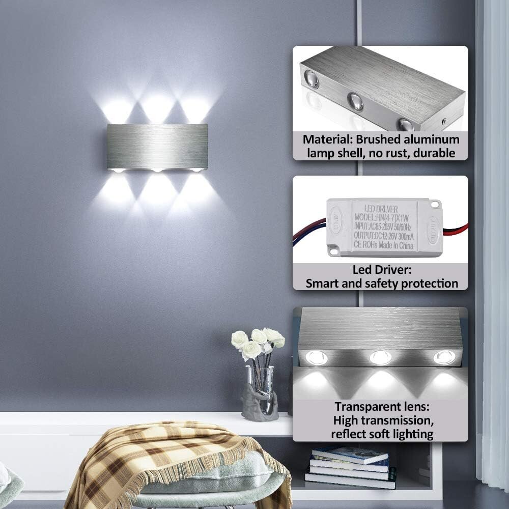 Lightess sieninis šviestuvas цена и информация | Sieniniai šviestuvai | pigu.lt