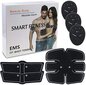 Belaidis EMS treniruoklis Smart fitness, 3vnt, juodas цена и информация | Preso treniruokliai | pigu.lt