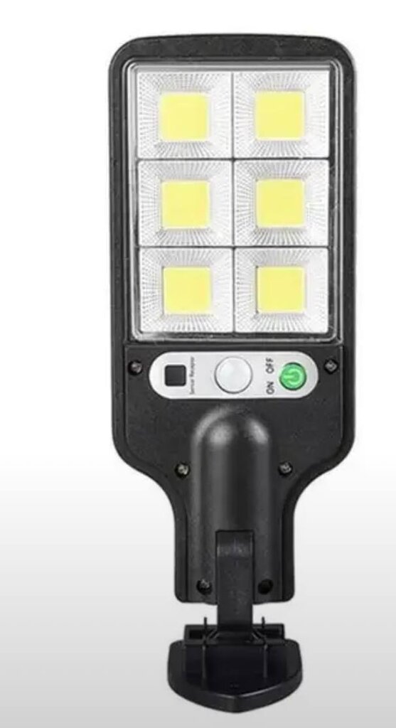 LED jutiklinis lauko šviestuvas Electronics jx-616b su saulės baterija, juodas kaina ir informacija | Lauko šviestuvai | pigu.lt