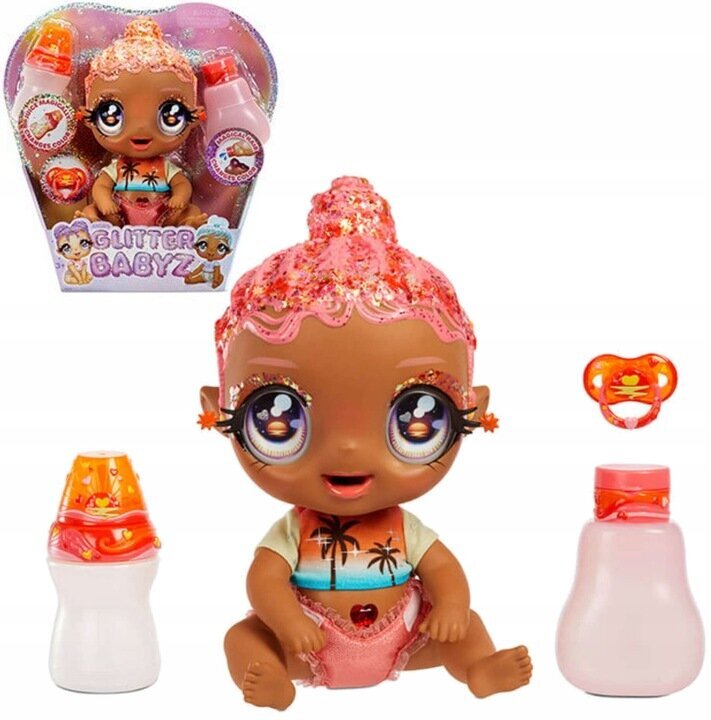 Blizganti lėlė Glitter Babyz Solana Sunburst kaina ir informacija | Žaislai mergaitėms | pigu.lt