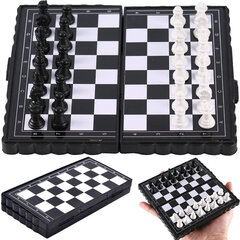 Magnetiniai Šachmatai 2in1 kaina ir informacija | Stalo žaidimai, galvosūkiai | pigu.lt