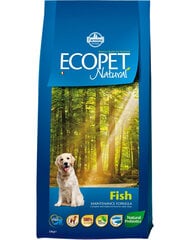 Farmina Ecopet Natural корм для всех пород собак с рыбой, 12 кг цена и информация |  Сухой корм для собак | pigu.lt