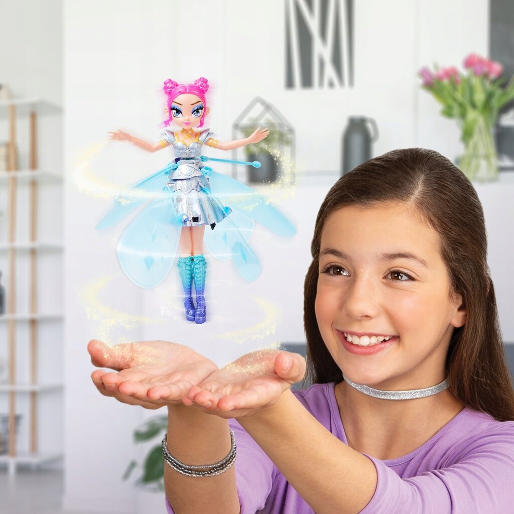 Skraidanti lėlė Spin Master Hatchimals Pixies Crystal Flyers, mėlyna kaina ir informacija | Žaislai mergaitėms | pigu.lt