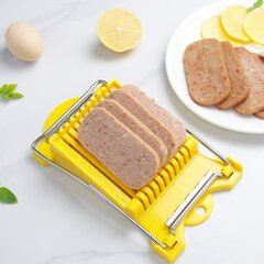Проволочный нож для нарезки яиц из нержавеющей стали, желтый цена и информация | Кухонная утварь | pigu.lt