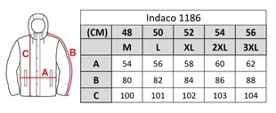 Striukė vyrams Indaco 1186, mėlyna kaina ir informacija | Vyriškos striukės | pigu.lt