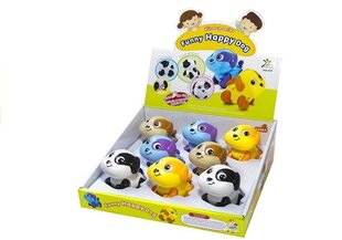 Užsukamas žaislas Mielas laimingas šuo Lean Toys, 8x7,5 cm, 1 vnt. kaina ir informacija | Žaislai kūdikiams | pigu.lt