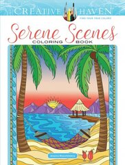 Creative Haven Serene Scenes Coloring Book цена и информация | Книги о питании и здоровом образе жизни | pigu.lt