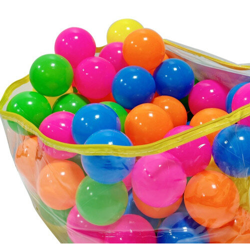 Žaislinių kamuoliukų rinkinys 100 vnt. kaina ir informacija | Žaislai kūdikiams | pigu.lt