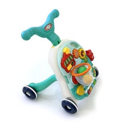 Обучающый раздвижной стол-коляска, голубой цена и информация | Игрушки для малышей | pigu.lt