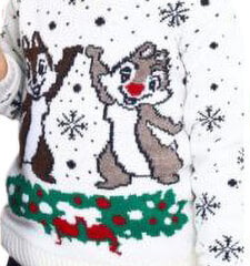 Kalėdinis megztinis vaikams, baltas kaina ir informacija | Megztiniai, bluzonai, švarkai berniukams | pigu.lt