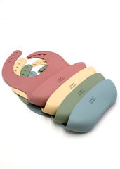 Слюнявчик силиконовый детский, зеленый цена и информация | Слюнявчики | pigu.lt