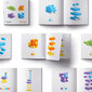 Magnetiniai blokeliai Pixio serija Mini Safari цена и информация | Konstruktoriai ir kaladėlės | pigu.lt