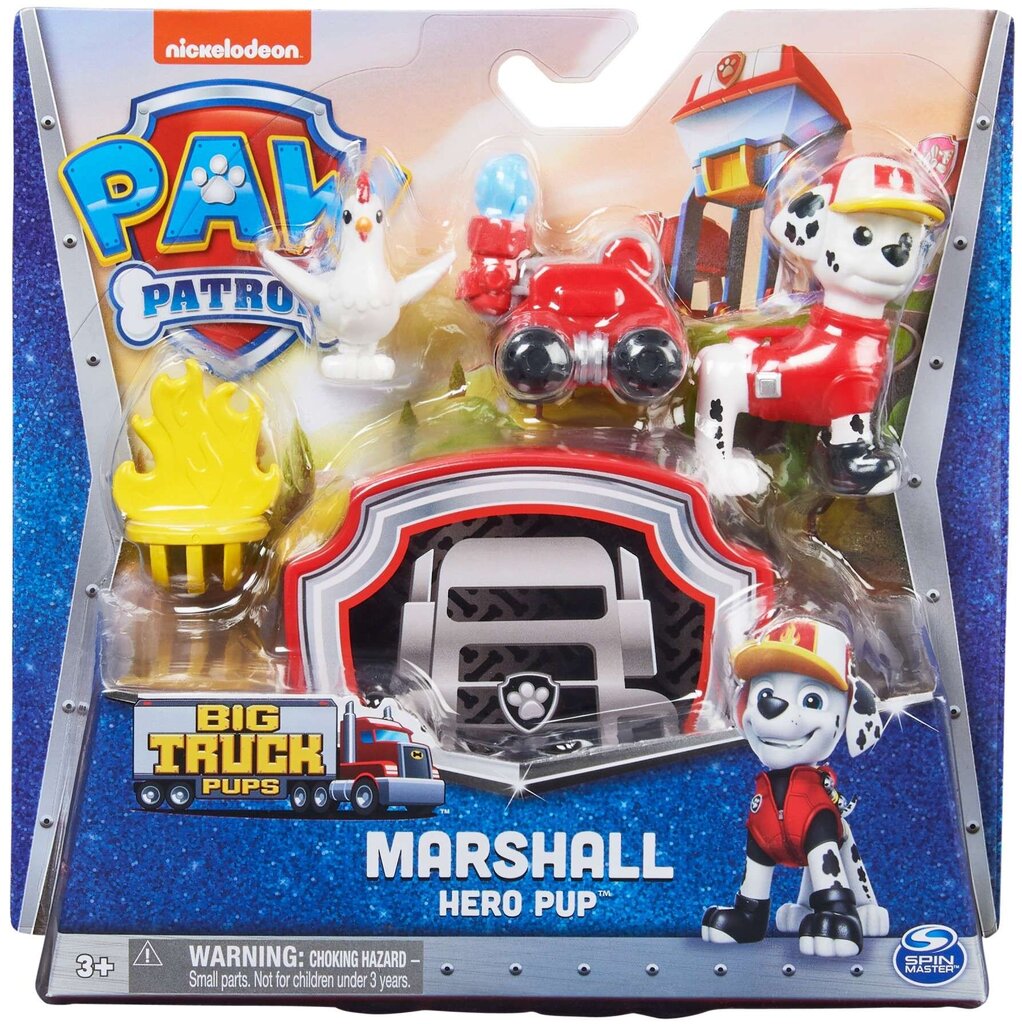 Figurėlė su priedais Paw Patrol Big Truck Pups Marshall kaina ir informacija | Žaislai berniukams | pigu.lt