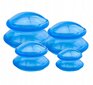 Vakuuminiai burbulai Hikey, 4 vnt, mėlyni цена и информация | Masažo reikmenys | pigu.lt