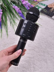 Karaoke mikrofonas, juodas kaina ir informacija | Lavinamieji žaislai | pigu.lt