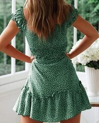 Женское платье Ybenlover, зеленое цена и информация | Платья | pigu.lt