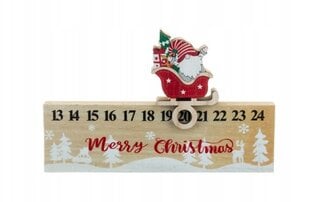 Medinis advento kalendorius Merry Christmas RF-322 цена и информация | Рождественские украшения | pigu.lt