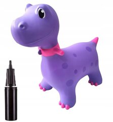 Guminis dinozauras šokinėjimui Besthurt, 60 cm, violetinis kaina ir informacija | Žaislai kūdikiams | pigu.lt