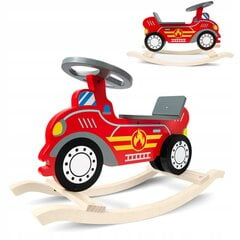 Supamas gaisrinės automobilis kūdikiams, raudonas цена и информация | Игрушки для малышей | pigu.lt