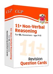 11plus GL Revision Question Cards: Non-Verbal Reasoning - Ages 9-10 цена и информация | Книги для подростков и молодежи | pigu.lt