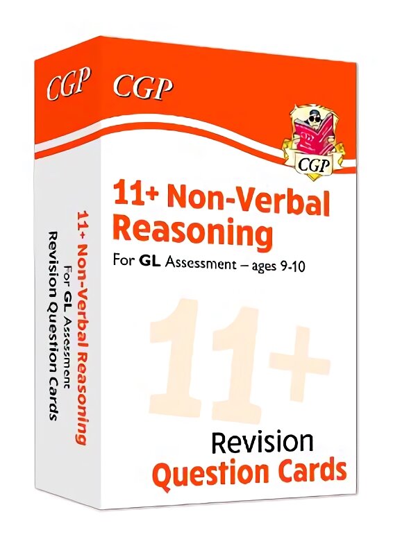 11plus GL Revision Question Cards: Non-Verbal Reasoning - Ages 9-10 kaina ir informacija | Knygos paaugliams ir jaunimui | pigu.lt