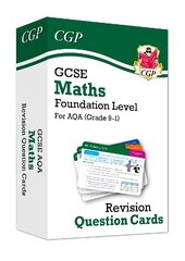 GCSE Maths AQA Revision Question Cards - Foundation цена и информация | Книги для подростков  | pigu.lt