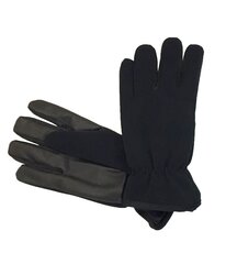 Hofler женские перчатки 191602 01, черный/черный 191602*01-006 цена и информация | Шапки, перчатки, шарфы для девочек | pigu.lt