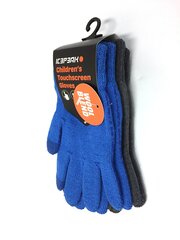 Вязаные детские перчатки Icepeak, 2 пары Highland Jr / Kd 52855-8*350, серые+синие, 6438513176433 цена и информация | Шапки, перчатки, шарфы для мальчиков | pigu.lt