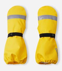 Детские непромокаемые варежки Reima Kura 5300005A*2350, желтые, 6438429774464 цена и информация | Шапки, перчатки, шарфы для мальчиков | pigu.lt