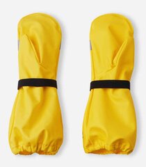 Детские непромокаемые варежки Reima Kura 5300005A*2350, желтые, 6438429774464 цена и информация | Шапки, перчатки, шарфы для мальчиков | pigu.lt