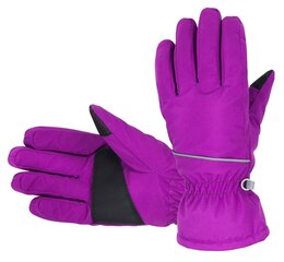 Детские утепленные перчатки Hofler 183642 01, тёмно-лиловый 183642*01-XL цена и информация | Шапки, перчатки, шарфы для девочек | pigu.lt