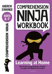 Comprehension Ninja Workbook for Ages 6-7: Comprehension activities to support the National Curriculum at home kaina ir informacija | Knygos paaugliams ir jaunimui | pigu.lt