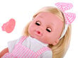 Interaktyvi lėlė kūdikis su priedais ir garso efektais, rožinė kaina ir informacija | Žaislai mergaitėms | pigu.lt