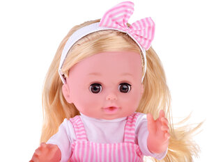 Интерактивная кукла-младенец с аксессуарами и звуковыми эффектами, розовая цена и информация | Игрушки для девочек | pigu.lt