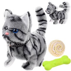 Interaktyvus kačiukas su priedais ir garso efektais, drižuotas kaina ir informacija | Minkšti (pliušiniai) žaislai | pigu.lt
