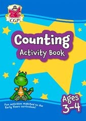 Counting Activity Book for Ages 3-4 (Preschool) kaina ir informacija | Knygos paaugliams ir jaunimui | pigu.lt
