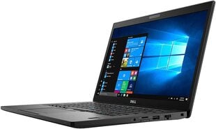 Dell Latitude 7490 14", Intel Core i7-8650U, 16GB, 512GB SSD, WIN 10, Juodas kaina ir informacija | Nešiojami kompiuteriai | pigu.lt