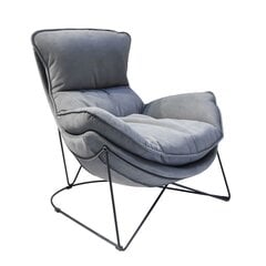 Кресло ДИВА серый цена и информация | Кресла в гостиную | pigu.lt