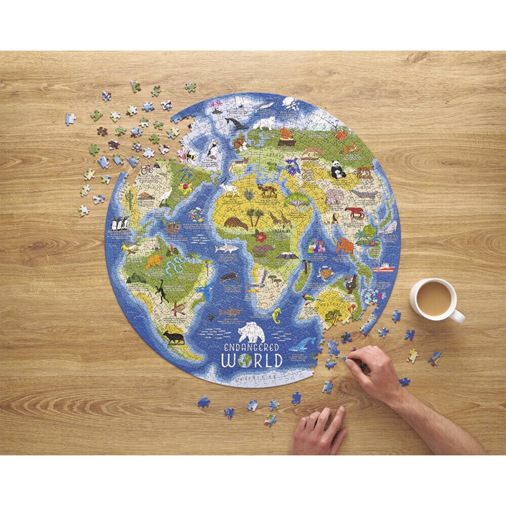 Dėlionė Endangered World Jigsaw Puzzle, 1000 d. цена и информация | Dėlionės (puzzle) | pigu.lt