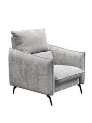 Кресло мягкое LIBRO Akita 1S Pesca 17, серое цена и информация | Кресла в гостиную | pigu.lt