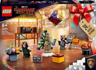 76231 LEGO Guardians of the Galaxy Advento kalendorius kaina ir informacija | Žaislai berniukams | pigu.lt