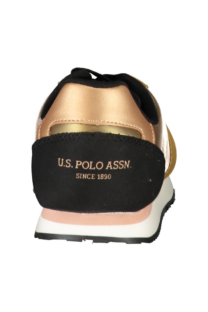 Sportiniai batai moterims U.S. Polo Assn, aukso spalvos kaina ir informacija | Sportiniai bateliai, kedai moterims | pigu.lt
